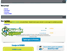 Tablet Screenshot of chambatepresta.com